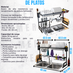 ESTANTE ESCURRIDOR 2 NIVELES