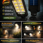 Lámpara solar paleta de casa