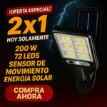 Lámpara solar paleta de casa